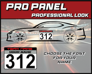 Pro Style Number Panel